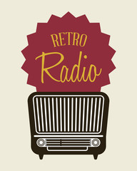 Radio vintage  design.