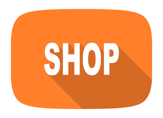 shop flat design modern icon