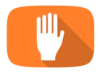 Obraz premium stop flat design modern icon