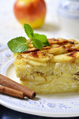 Lapshevnik - traditional dish of russian cuisine.
