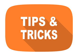 tips tricks flat design modern icon