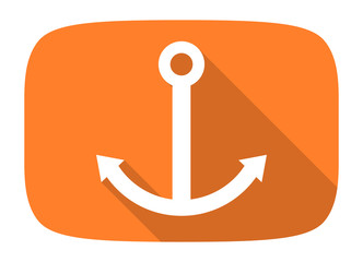Obraz premium anchor flat design modern icon