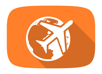 travel flat design modern icon