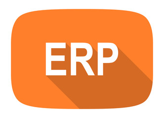erp flat design modern icon