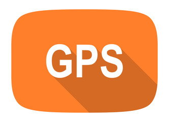 gps flat design modern icon