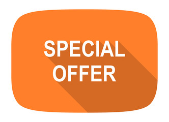 special offer flat design modern icon