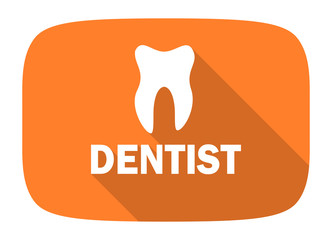 dentist flat design modern icon