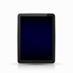 Vector modern realistic computer tablet