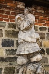 Wooden statue