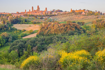Naklejka premium San Gimignano, Italy