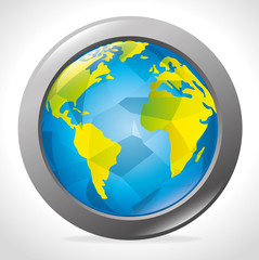 Naklejka premium World earth design.