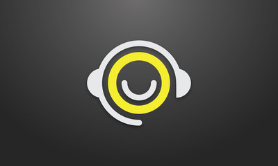 Concept audio jaune