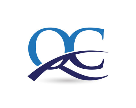 QC Logo Letter Swoosh