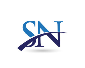 SN Logo Letter Swoosh