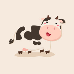 Cute Cow Camouflage with Background