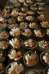 Balinese Offerings banten during Galungan Ceremony