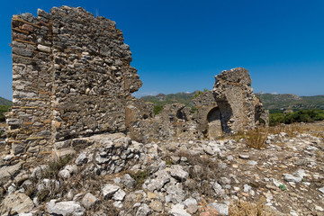 Ancient ruins of Aspendos. Turkey.