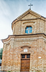 Fototapeta na wymiar Catholic Church of San Silvestro in Bertinoro in Italy