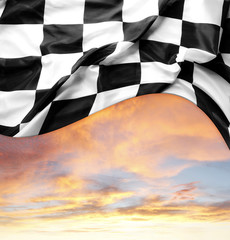 Checkered flag