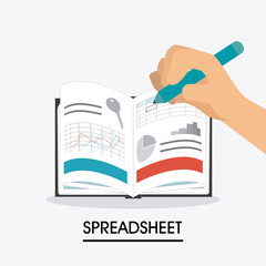 Spreadsheet design.