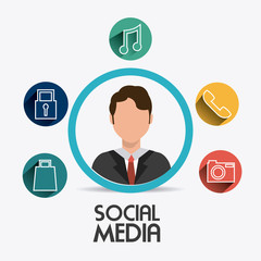 Social media design.