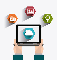 Social media design.