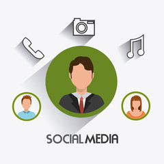 Social media design.