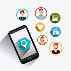 Social media design.