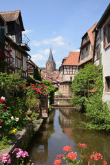 Fototapeta na wymiar France, the picturesque city of Wissembourg in Bas Rhin
