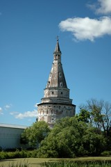 church wall, watchtower