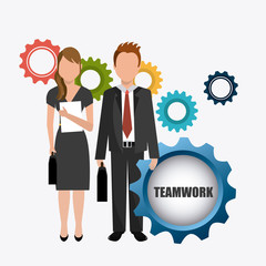 Business teamwork design.
