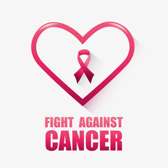 Breast cancer design.