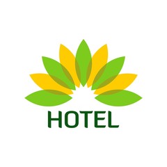 Fototapeta na wymiar Hotel Logo Template