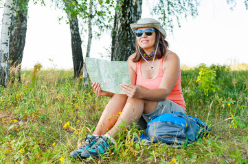 Young woman traveler
