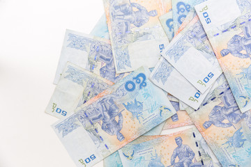 Fototapeta na wymiar thai banknotes