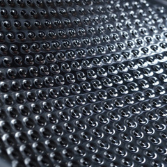closeup image of washing machine, abstract metallic texture