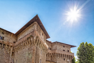 Obraz premium Sharp edges of Castle of the Captain of Artillery
