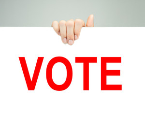 Vote Sign for Campaign