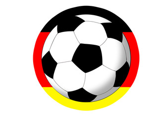 Fototapeta premium Deutschland Fussball Sticker