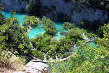 Beautiful landscape in Plitvice National Park