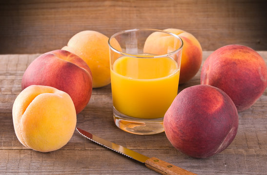 Peach juice. 