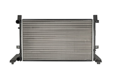 Car radiator on a white background