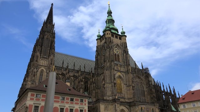 St. Vitus Cathedral within the Prague Castle complex.