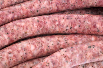 Gros plan sur des chipolatas 