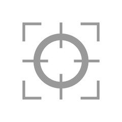 Aim Shoot Target Vector Illustration