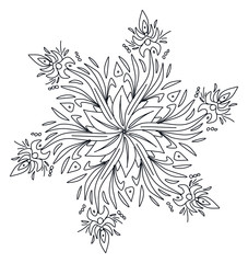 floral mandala