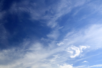 Obraz premium Blue sky with cloud in city of Chiang Mai, Thailand
