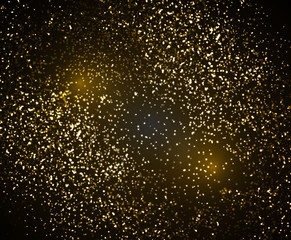 Abstract background with golden dot