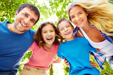 Joyful family