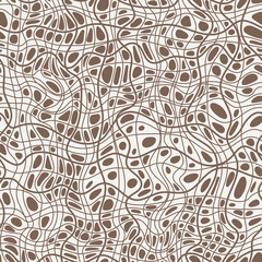 Vector seamless pattern of hand-drawn lines